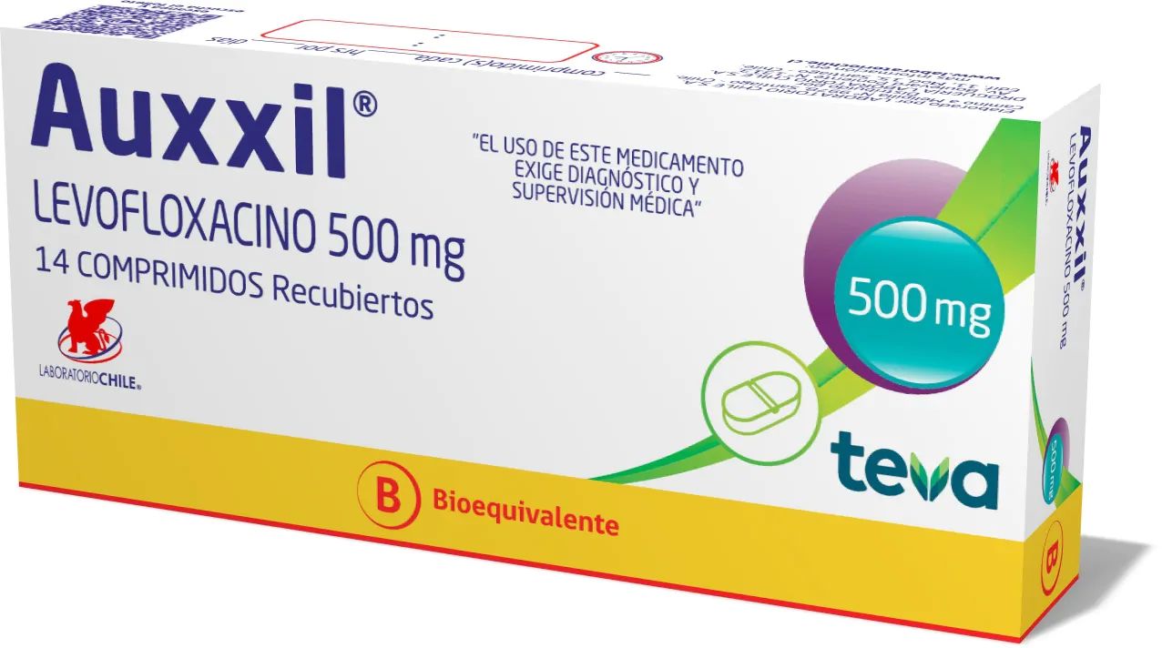 Auxxil 500 mg x 14 comprimidos recubiertos LABORATORIO CHILE